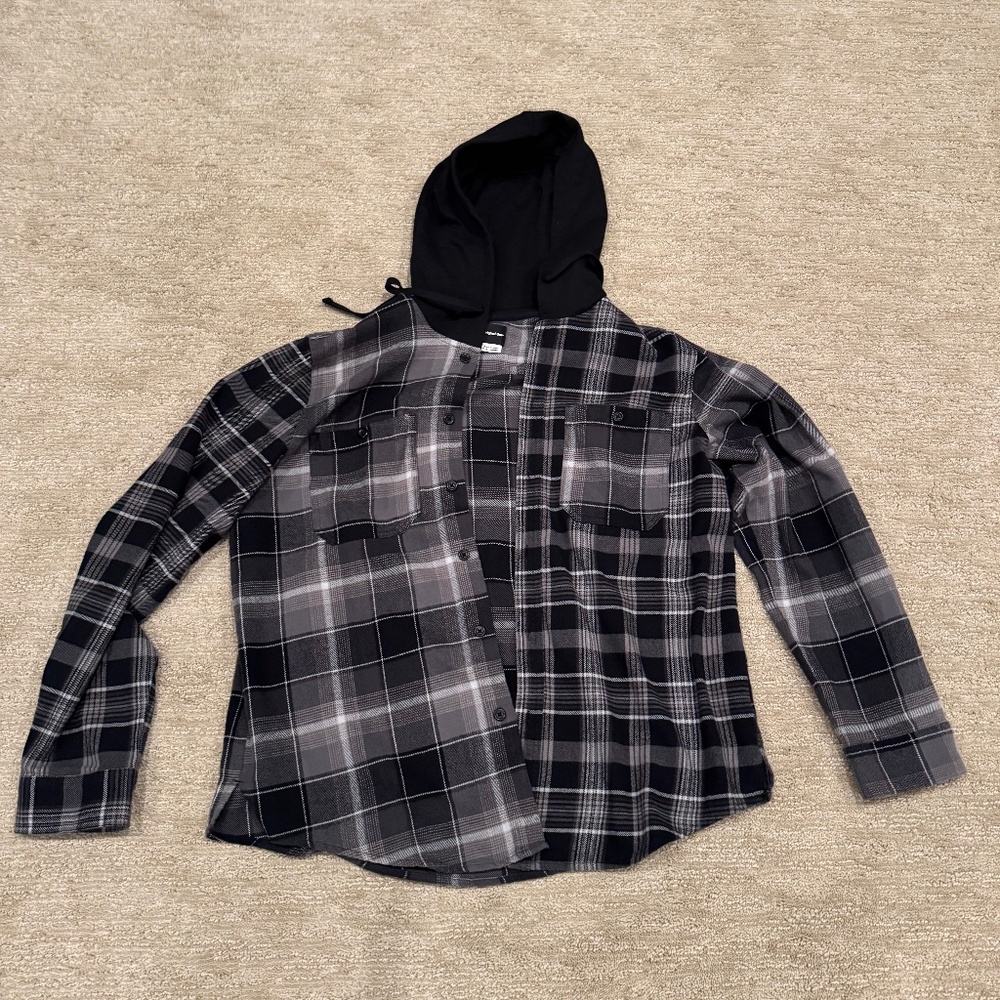 Flannel With Hood